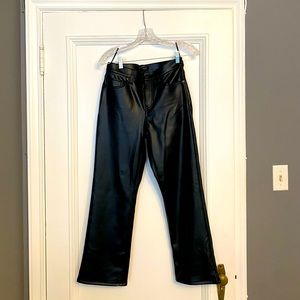 NWT Banana Republic Cropped Leather Pants